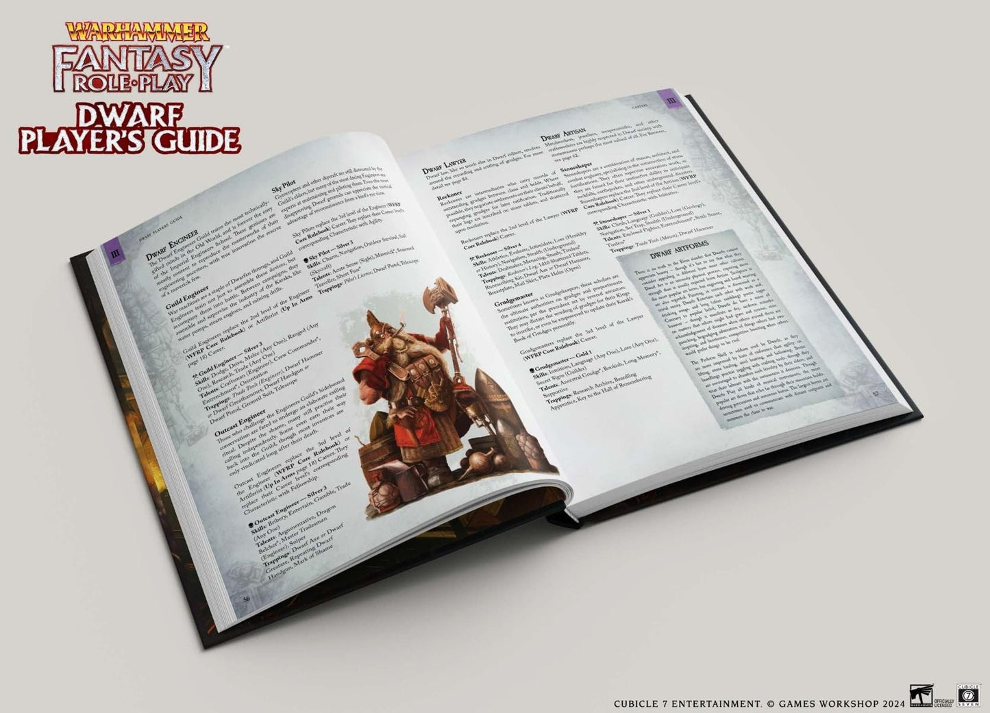 Dwarf Players Guide Collectors Edition Warhammer Fantasy Roleplay Roleplaying Game by Cubicle Seven 6