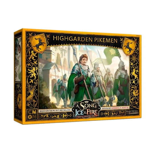 CMON A Song of Ice and Fire Tabletop Miniatures Game Highgarden Pikemen Unit Box - Loyal Footmen of House Tyrell, Strategy Game for Adults, Ages 14+, 2+ Players, 45-60 Minute Playtime, Made by CMON 1