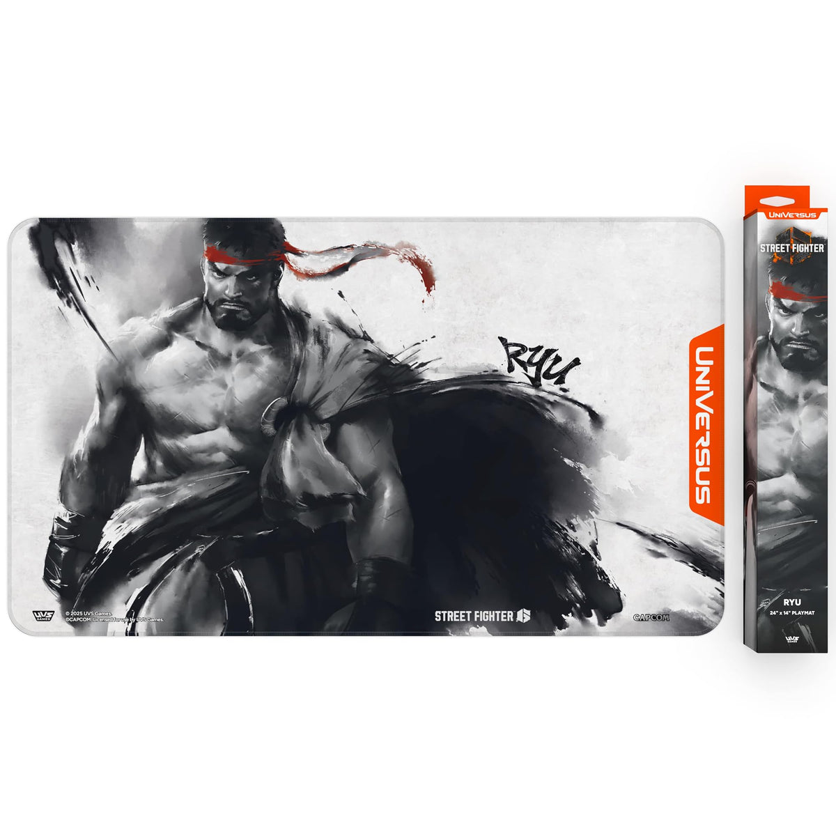 UVS Street Fighter 6 Challenger Series Playmat Ryu Trading Card Game by UniVersus 6
