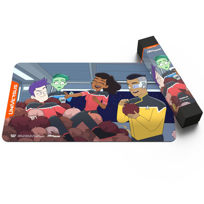 UniVersus: Star Trek: Lower Decks - Tribbles Playmat - 24 x 14 Neoprene Mat, Non-Slip Back, Tabletop Card Game Accessory, UVS Games, Licensed 4