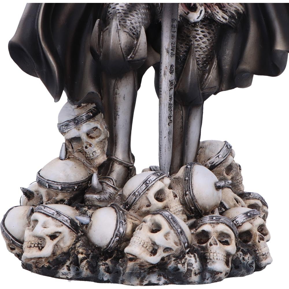 Knight of the Fallen Gothic Armoured Figurine with Skull Base 32cm 6