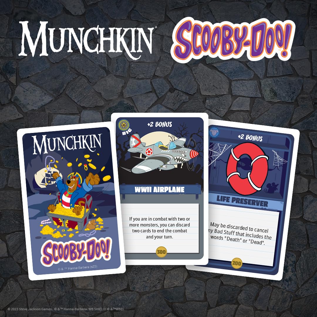Munchkin Scooby-Doo Card Game | Based on The Steve Jackson Munchkin Series | Featuring Scooby-Doo and Mystery Inc. Characters | Officially Licensed Card Game 4