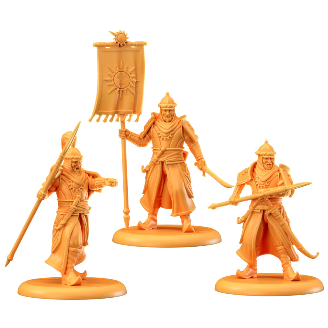 CMON A Song of Ice and Fire Tabletop Miniatures Game Martell Spearmen Unit Box - Elite Defenders of Sunspear, Strategy Game for Adults, Ages 14+, 2+ Players, 45-60 Minute Playtime, Made by CMON