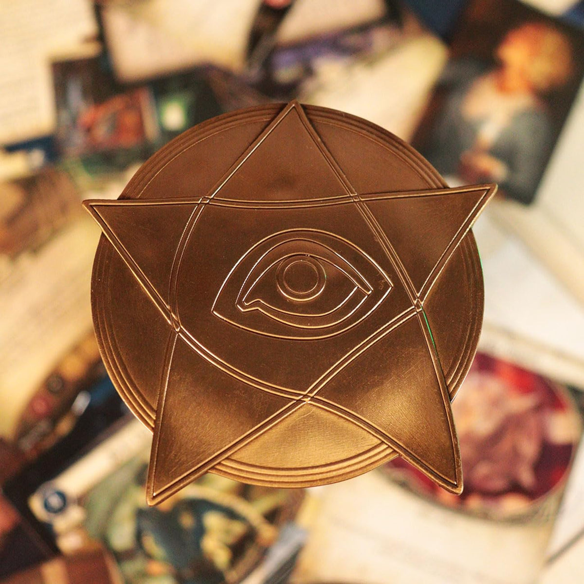 Fanattik Arkham Horror Limited Edition Replica Elder Sign Amulet Medallion 4