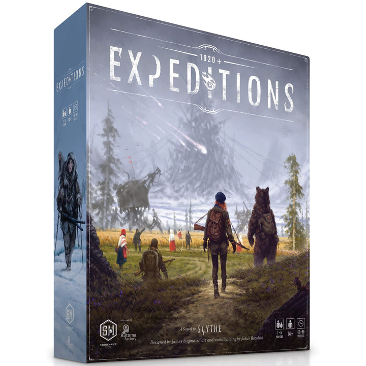 Stonemaier Games: Expeditions (Base Game) | A Competitive Engine Building & Exploration Strategy Board Game Set in an Alternate European History | 1-5 Players, 90 Mins, Ages 14+