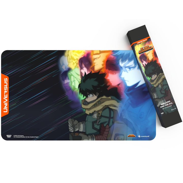 UniVersus: My Hero Academia: Wielding One for All Playmat - 24 x 14 Neoprene Mat, Tabletop Card Game Accessory, UVS Games, Officially Licensed