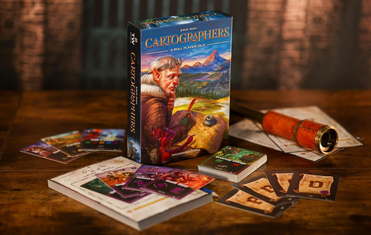 Cartographers a Roll Player Tale Board Game