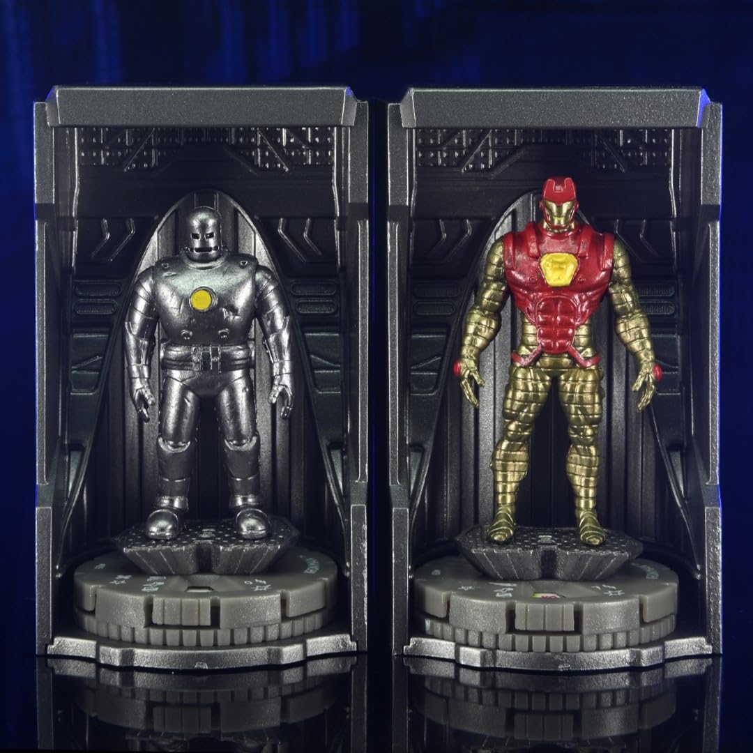 Marvel HeroClix Iconix: Hall of Armor | Iron Man Suit Collection 9