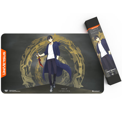UniVersus: Solo Leveling: Sung Jinwoo Playmat - 24 x 14 Neoprene Mat, Non-Slip Back, Tabletop Card Game Accessory, UVS Games, Officially Licensed 2