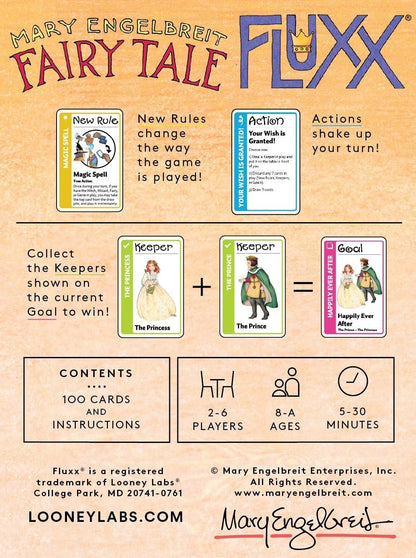 Fairy Tale Fluxx Card Game by Looney Labs 3