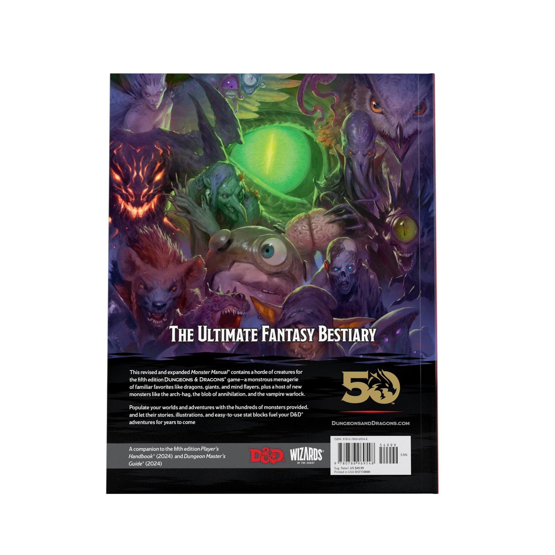 Monster Manual 2025 Dungeons and Dragons DDN Roleplaying Game by Wizards of the Coast 7