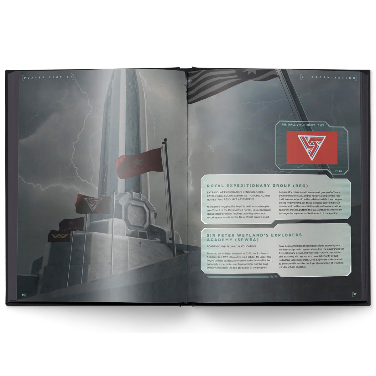 Free League Publishing Alien The Roleplaying Game: Building Better Worlds, Hardcover RPG Book, Sci-Fi Expansion , 6 Expeditions, Campaign Module, Adults, Teens Ages 14+ 3