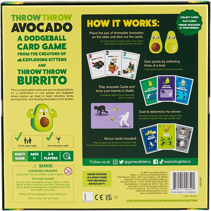 Throw Throw Avocado Board Game