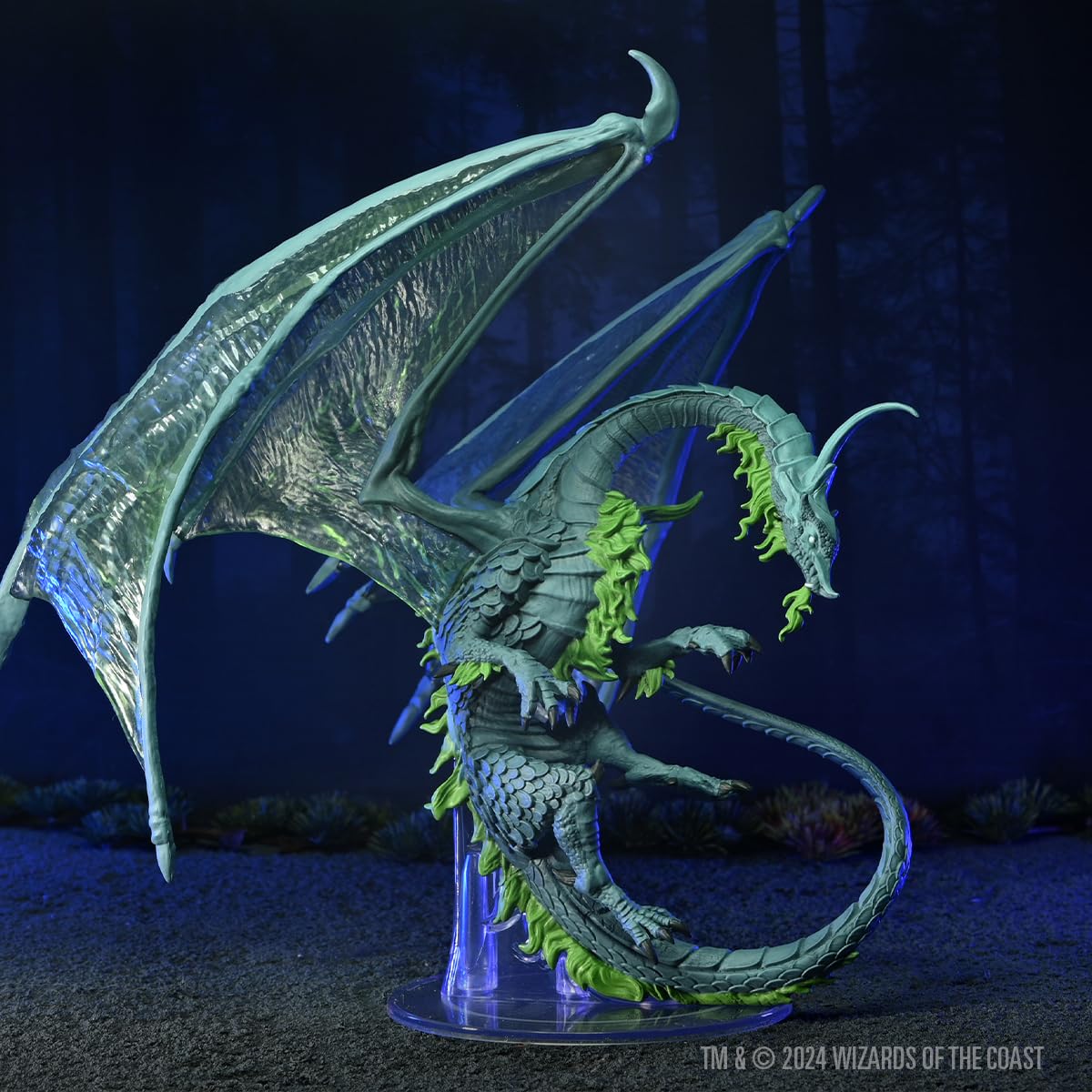 Adult Moonstone Dragon: D&D Icons of the Realms 7