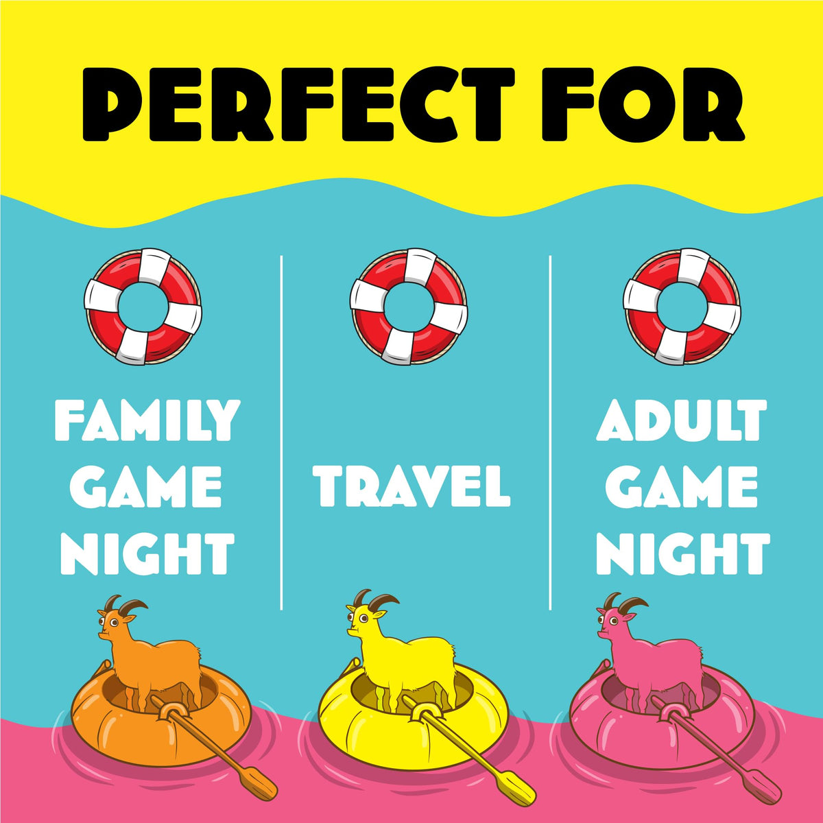 Row Your Goat Board Game by Exploding Kittens 7