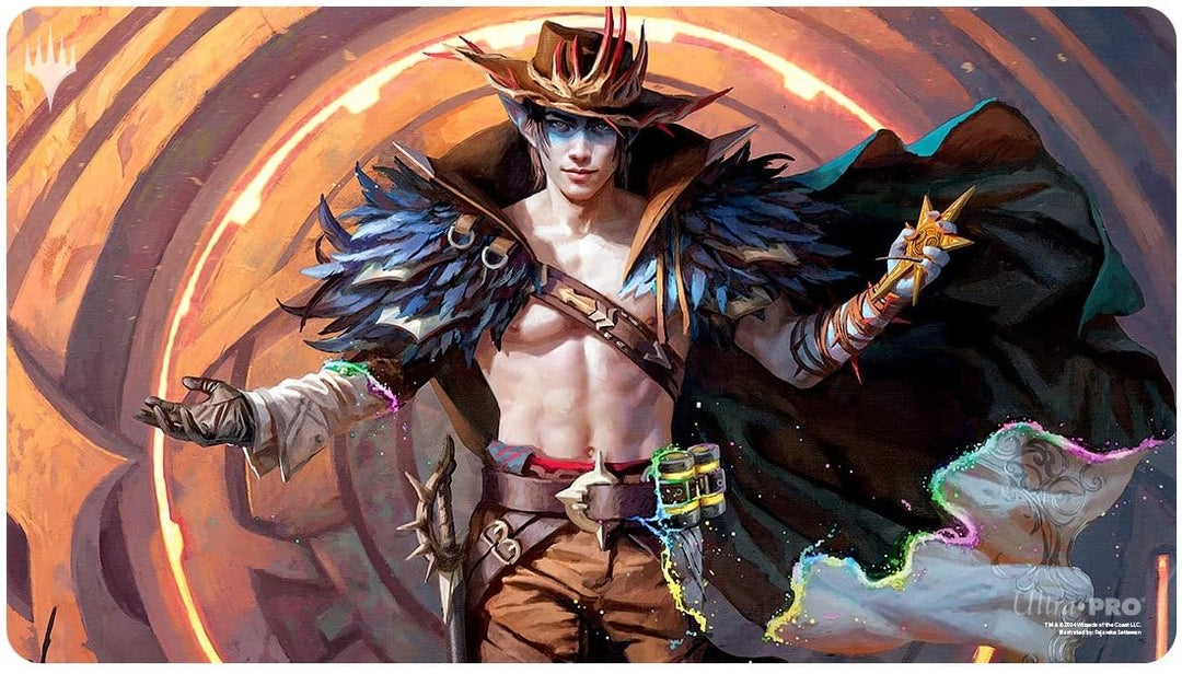 Ultra PRO - Outlaws of Thunder Junction Playmat Ft. Oko for Magic: The Gathering, Limited Edition Unique Artistic Collectible Card Gaming TCG Playmat Accessory