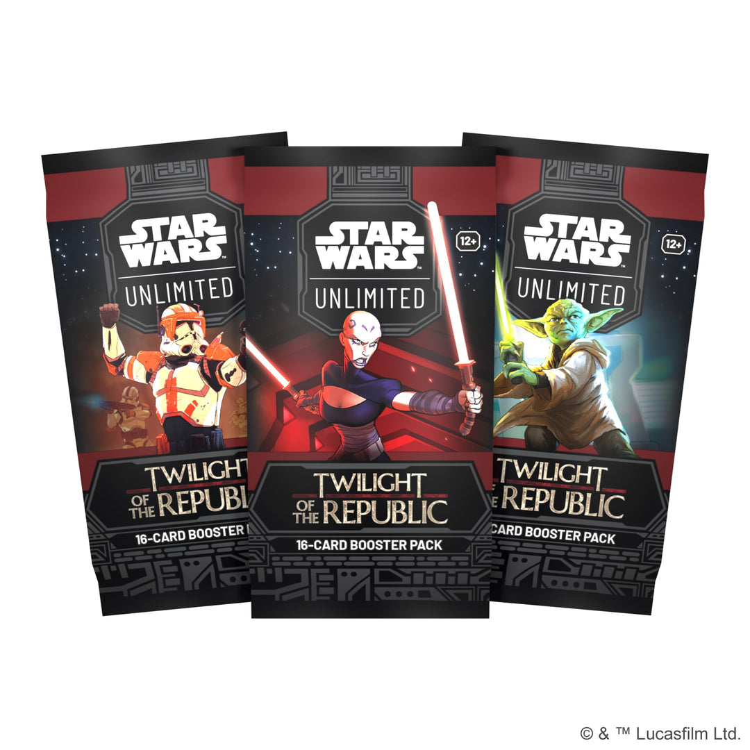 Star Wars: Unlimited TCG Twilight of The Republic Booster Pack - Fast-Paced Trading Card Game for Kids and Adults, Ages 12+, 2+ Players, 20 Minute Playtime, Made by Fantasy Flight Games