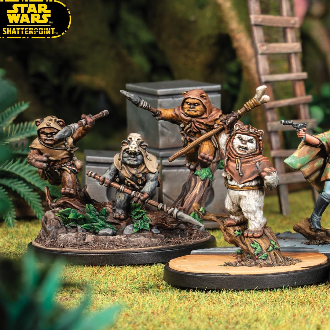 Atomic Mass Games Star Wars Shatterpoint Ee Chee Maa! Squad Pack - Tabletop Miniatures Game, Strategy Game for Kids and Adults, Ages 14+, 2 Players, 90 Minute Playtime, Made 5