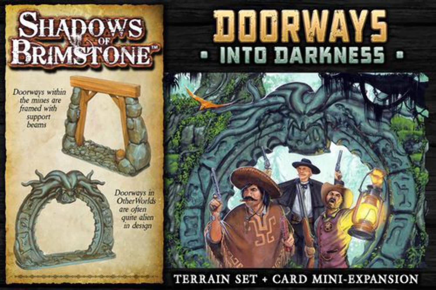 Flying Frog Productions FFP07-T01 Doorways into Darkness: Shadows of Brimstone Exp, Multicoloured 1