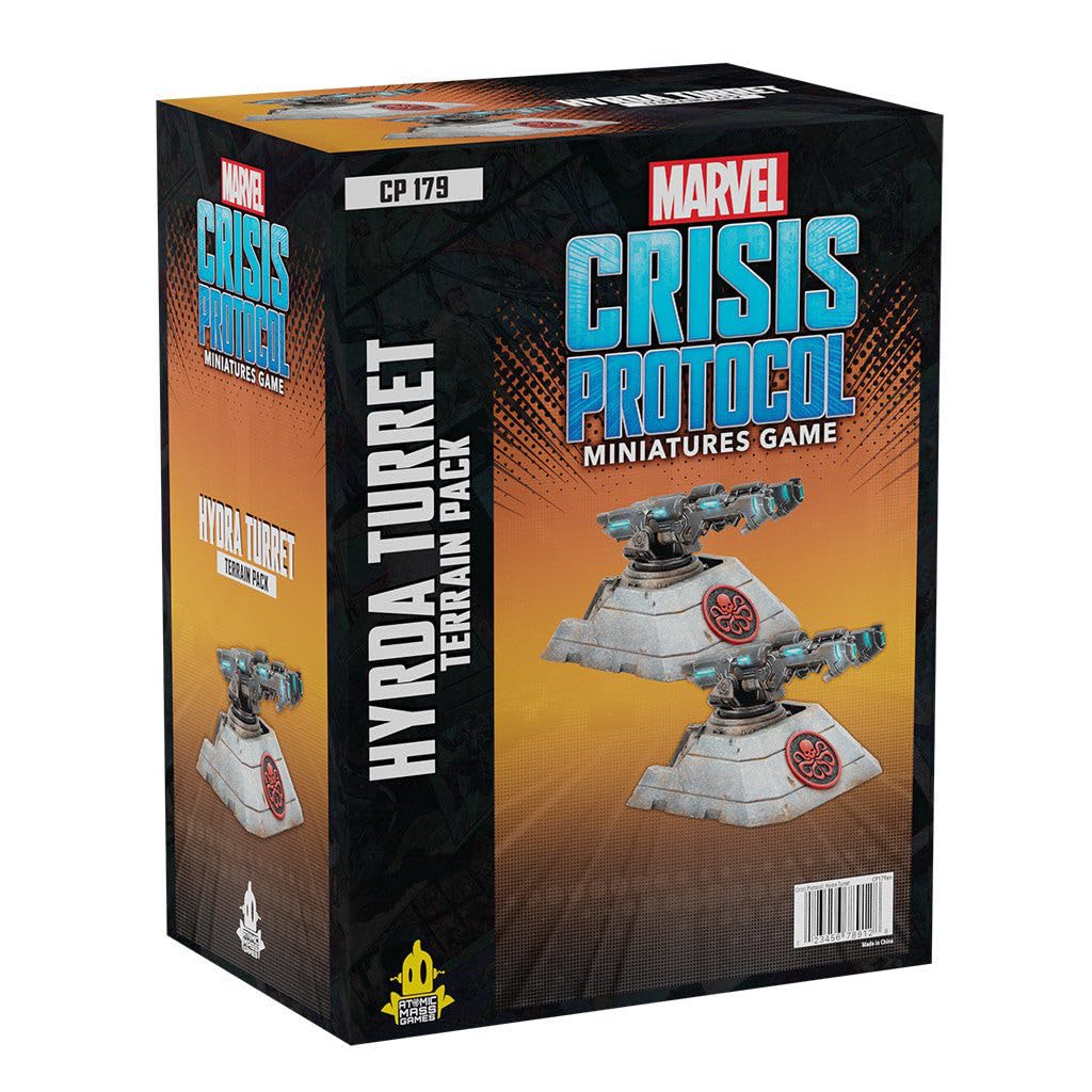Marvel: Crisis Protocol Hydra Turret Terrain Pack - Dominate The Battlefield! Tabletop Superhero Game, Ages 14+, 2 Players, 90 Minute Playtime, Made by Atomic Mass Games 1