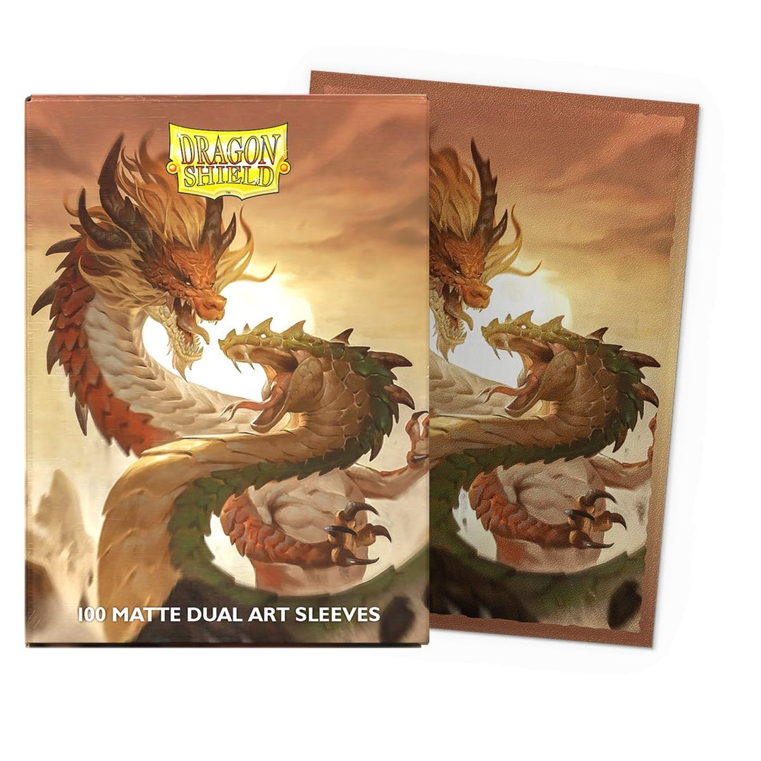 Dragon Shield: Wood Snake 2025-100CT Matte Dual Art Card Sleeves - Compatible with Magic The Gathering, Pokémon, and Yugioh TCG & LCG Protection, for Toploaders