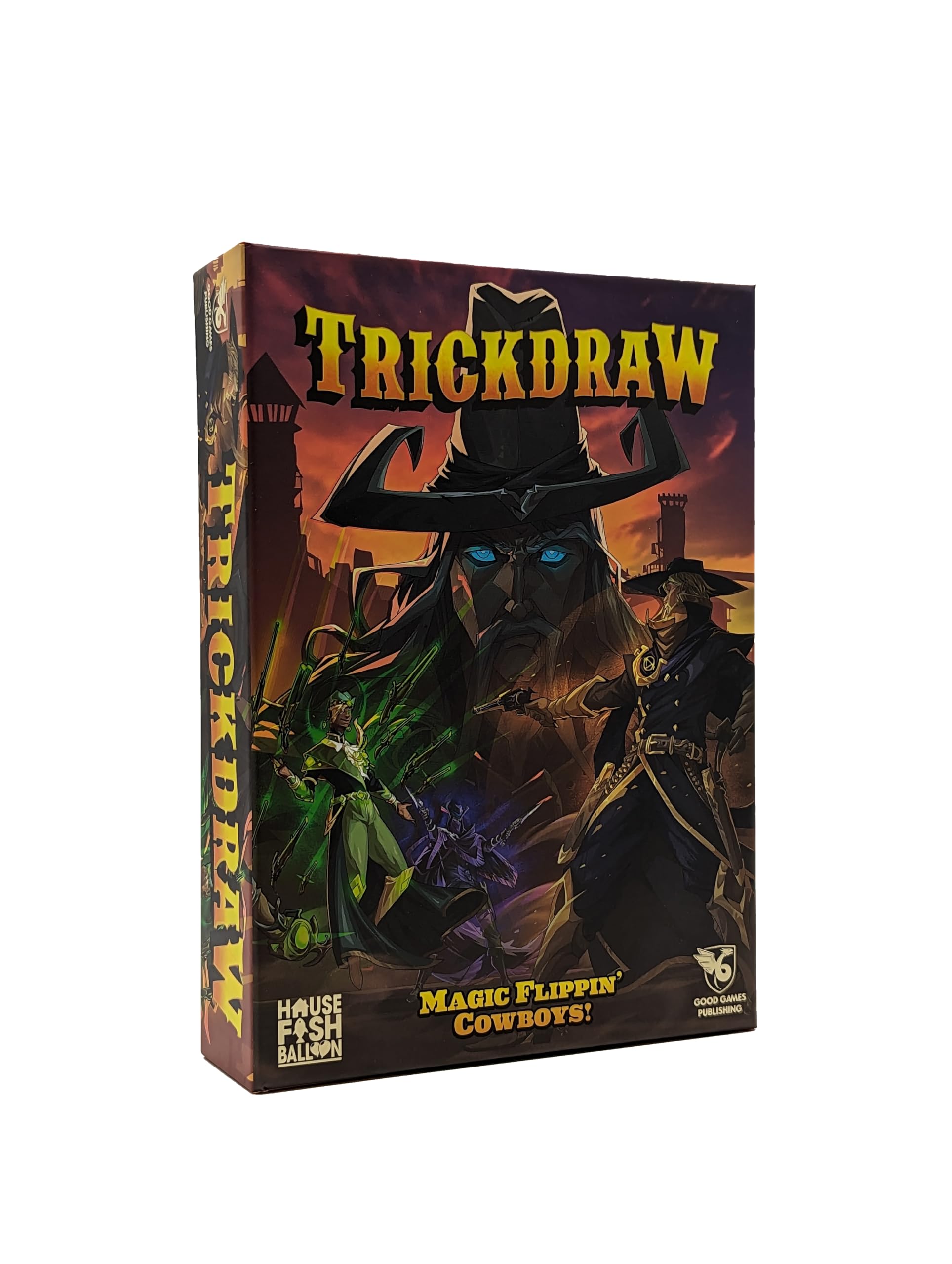 Good Games Publishing TRICKDRAW - Fast Paced Card Game, Magic Flippin' Cowboys, Strategy 1