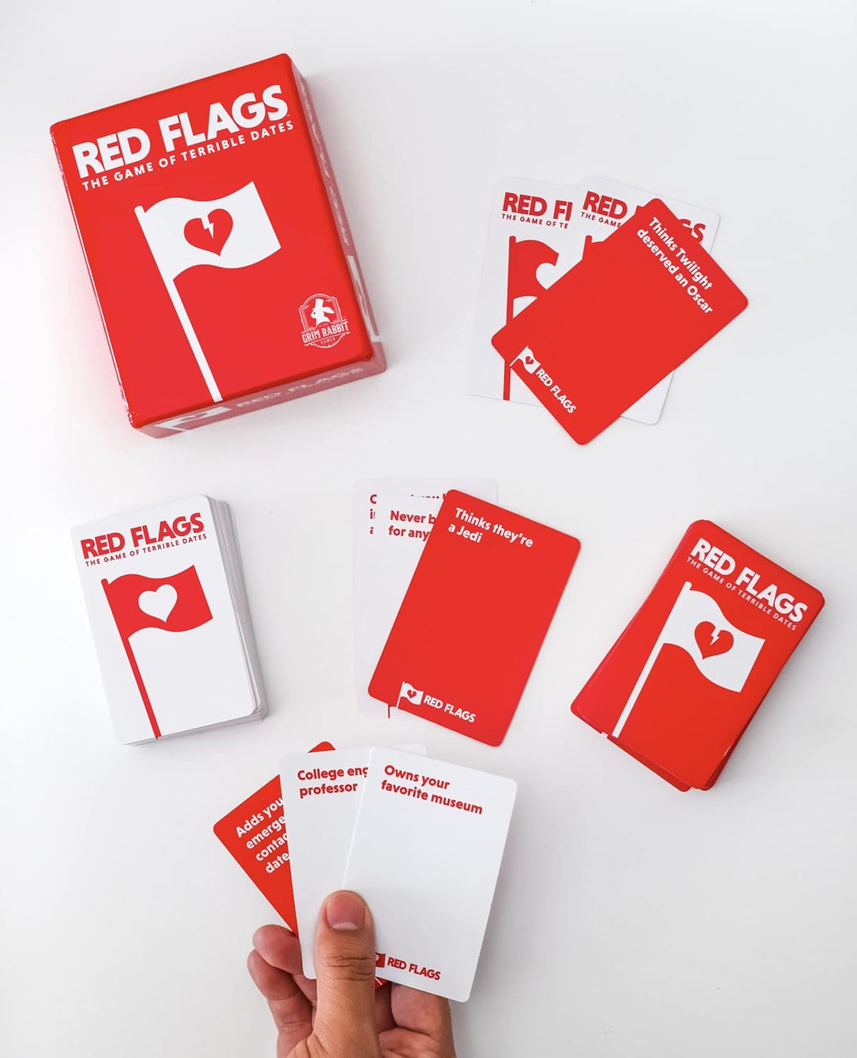 Red Flags the Game of Terrible Dates Board Game
