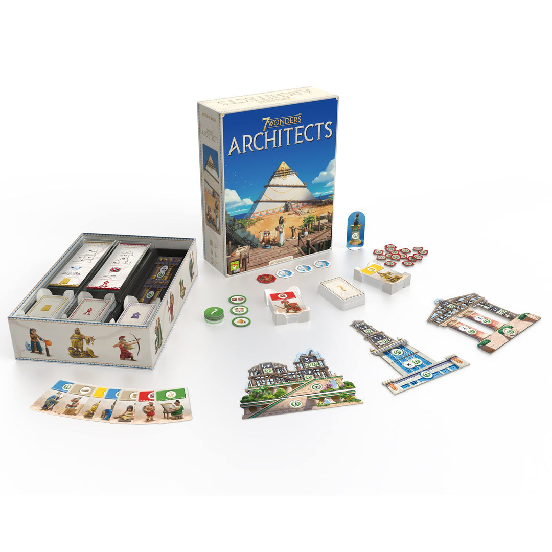 7 Wonders Architects | Strategy Game | Board Game for Kids and Families | Civilization Board Game for Game Night | Ages 8+ | 2-7 players | Avg. Playtime 25 Min | Made by Repos Production