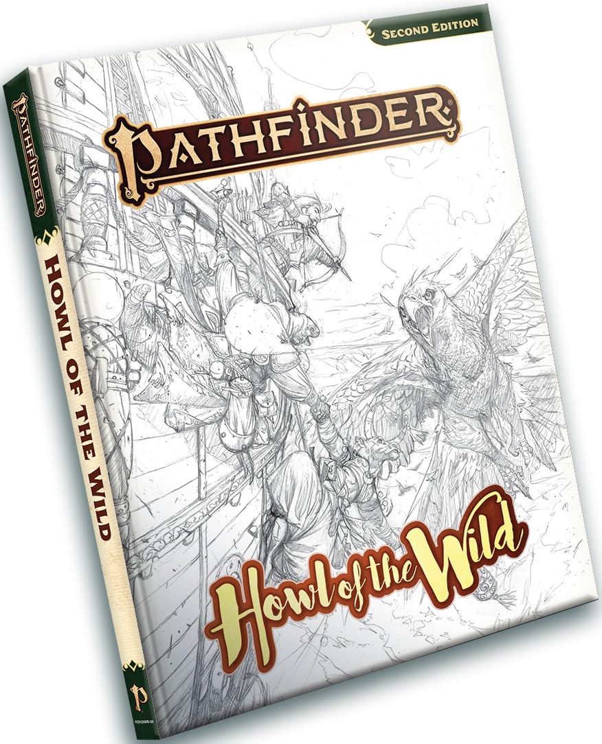 Pathfinder RPG: Howl of the Wild Sketch Edition (Hardcover)