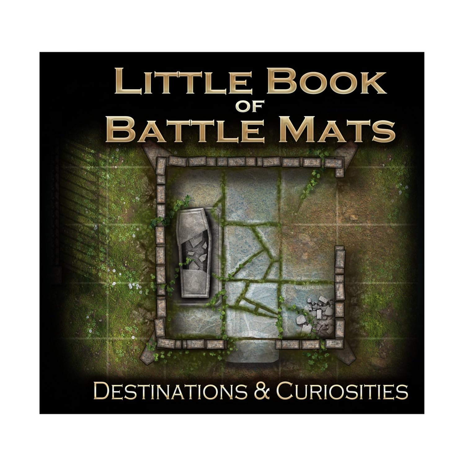 Little Book of Battle Mats Destinations & Curiosities by Loke Portable 6x6 RPG Maps 1