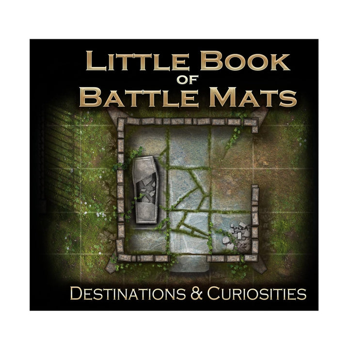 Little Book of Battle Mats Destinations & Curiosities by Loke Portable 6x6 RPG Maps
