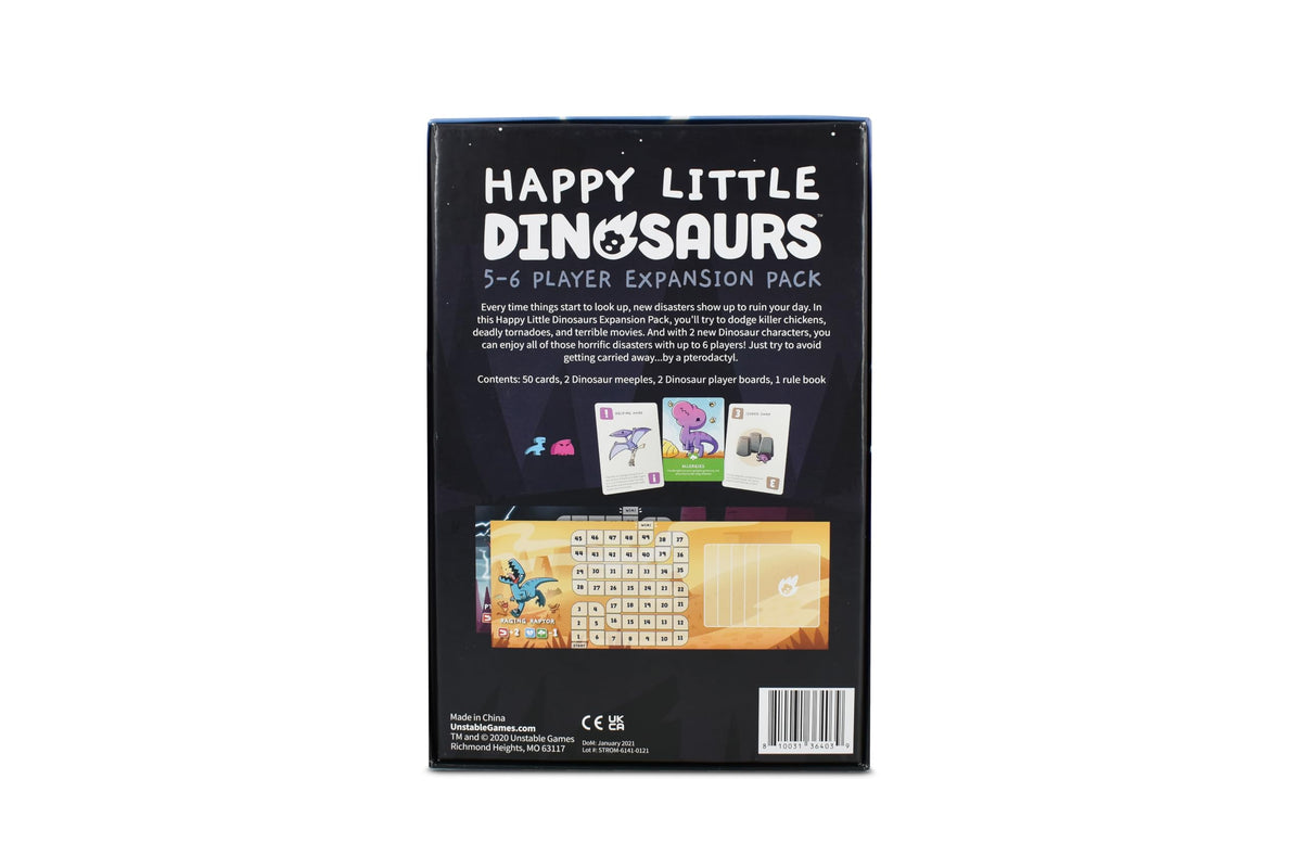Happy Little Dinosaurs 5 6 Player Expansion Board Game by TeeTurtle 2