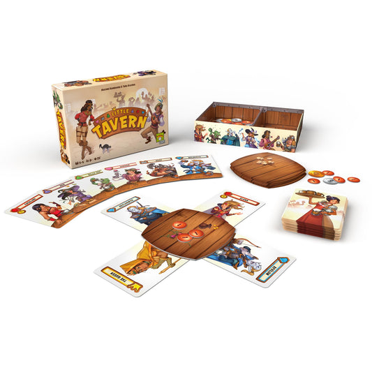 Little Tavern Party Game - Seat The Best Customers, Collect The Most Tips, and Win! Strategy Game for Kids & Adults, Ages 8+, 3-5 Players, 25 Min Playtime, Made by Repos Production 2