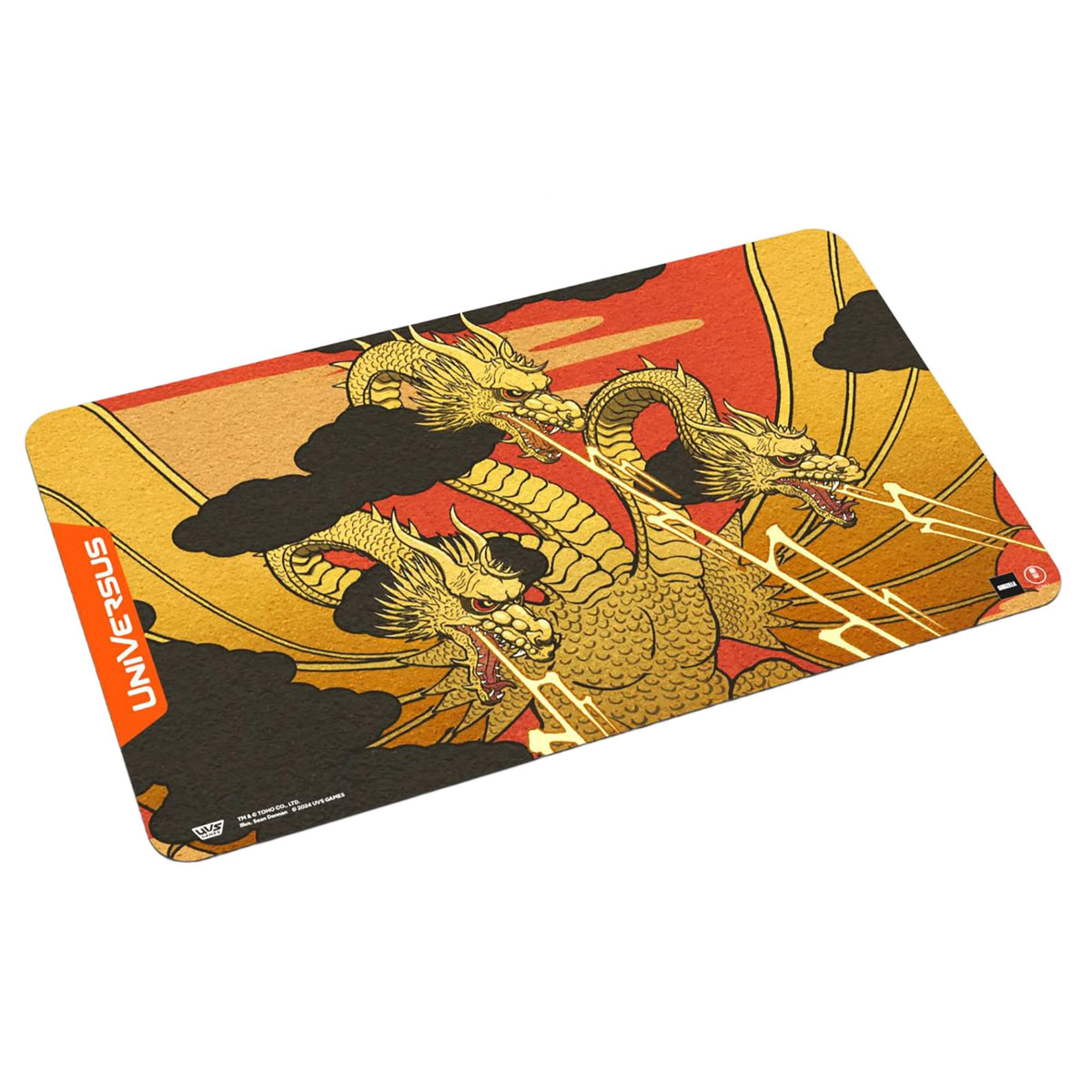 UniVersus Godzilla Challenger Series - King Ghidorah Playmat - 24 x 14 Neoprene Mat, Tabletop Card Game Accessory, UVS Games, Officially Licensed 4