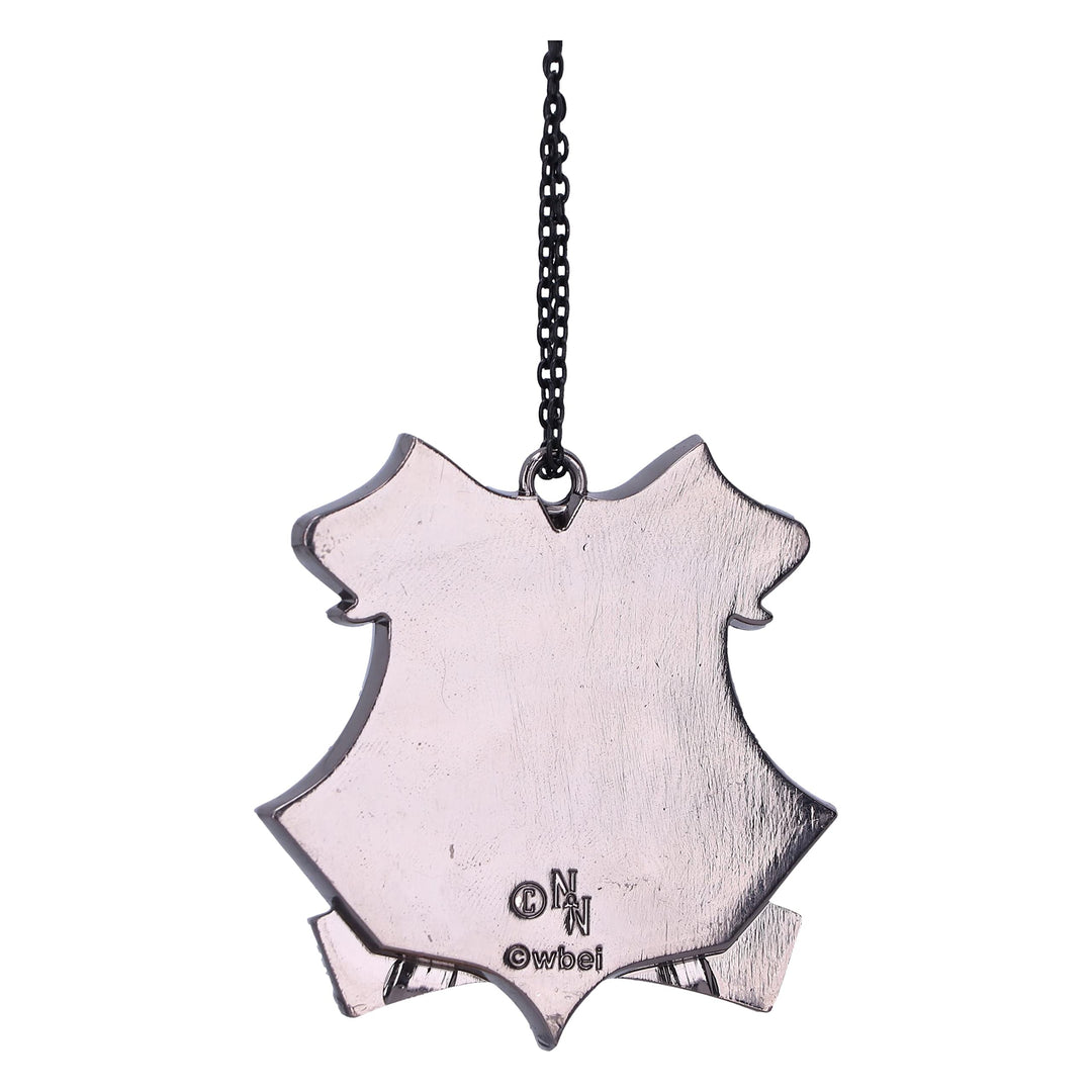 Harry Potter Hogwarts Crest Silver Weighted Hanging Ornament 6cm
