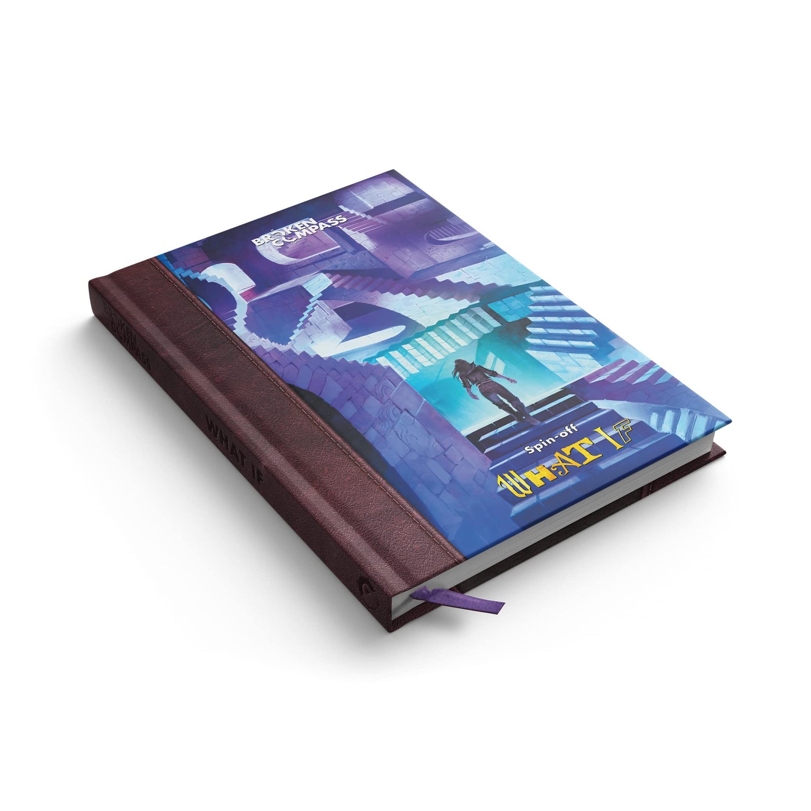 CMON Broken Compass What If... Rulebook - Roleplaying Game Inspired by Adventure Movies, Fun RPG for Kids and Adults, Ages 14+, 2-5 Players, 120+ Minute Playtime, Made 1