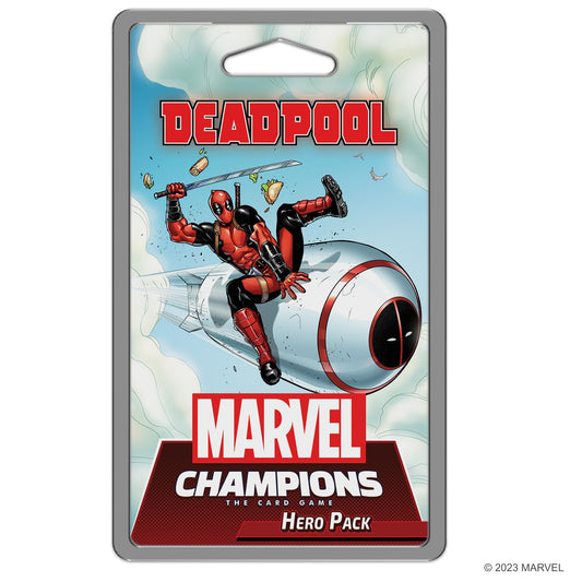 Marvel Champions The Card Game Deadpool EXPANDED HERO PACK - Superhero Strategy Game, Cooperative Game for Kids and Adults, Ages 14+, 1-4 Players, 45-90 Minute Playtime, Made by Fantasy Flight Games 1