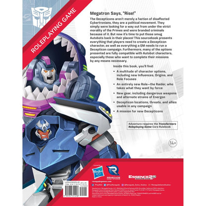 Renegade Game Studios: Transformers Roleplaying Game Deception Directive Sourcebook - Renegade Game Studio 2