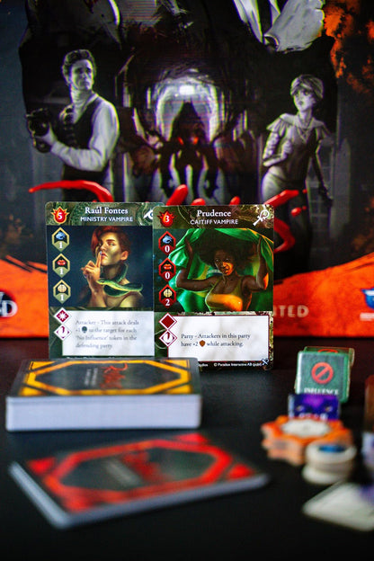 Vampire: The Masquerade Rivals Expandable Card Game The Hunters & The Hunted: Core Set - Everything Needed to Play, Card Game Based On The RPG, Ages 14+, 2-4 Players 3