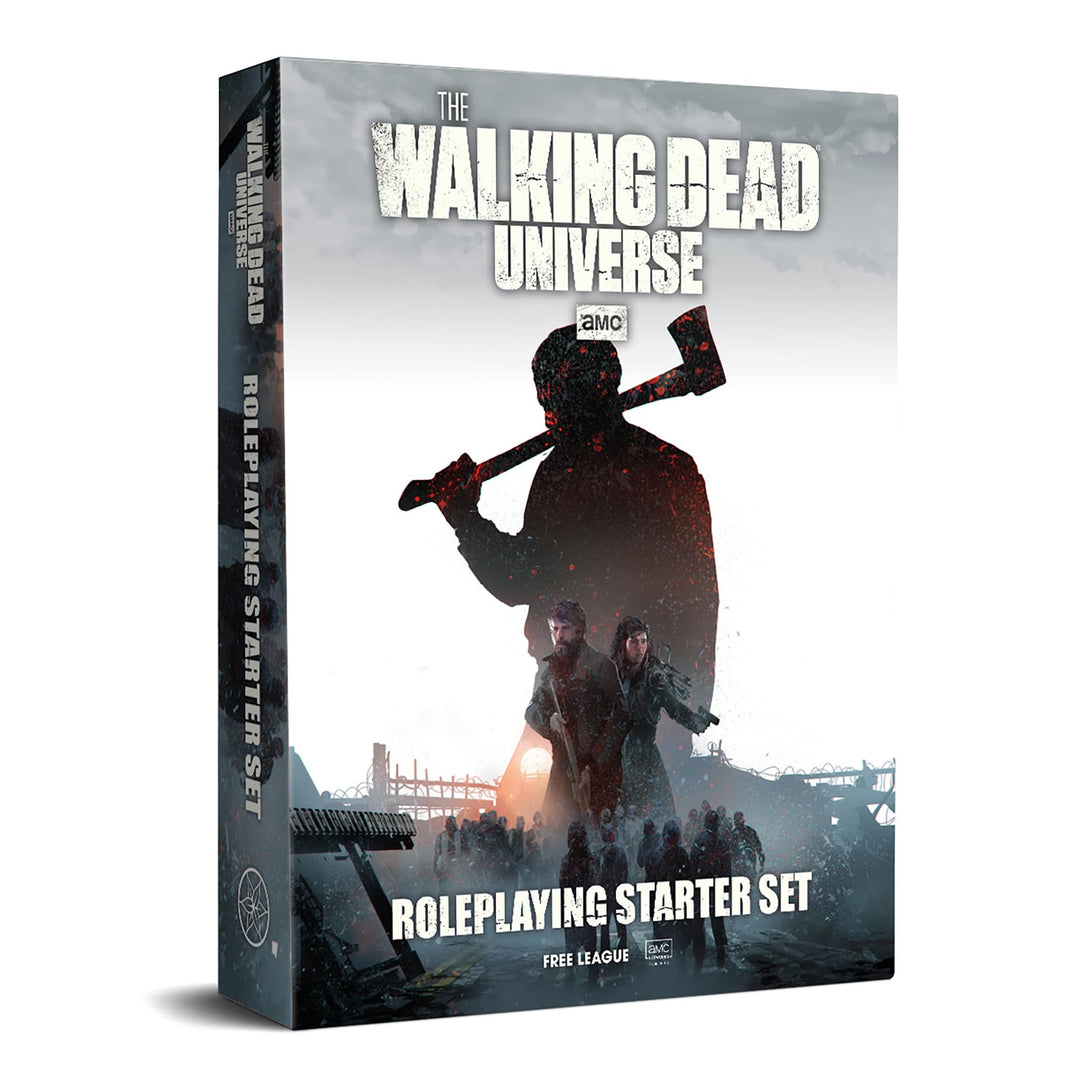 Free League Publishing The Walking Dead Universe RPG Starter Boxed Set, Fantasy Horror Adventure Roleplaying, Adults, Teens Ages 16+