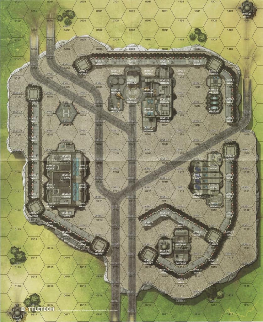 Battletech Map Pack Grasslands Board Game Map Pack