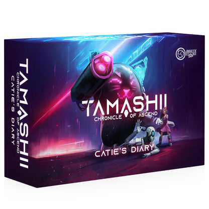 Awaken Realms Tamashii: Chronicles of Ascend Catie's Diary Miniatures - Immerse Yourself in Catie's Whimsical World! Sci-Fi Strategy Game, Ages 14+, 1-4 Players, 45-90 Min Playtime, Made 1