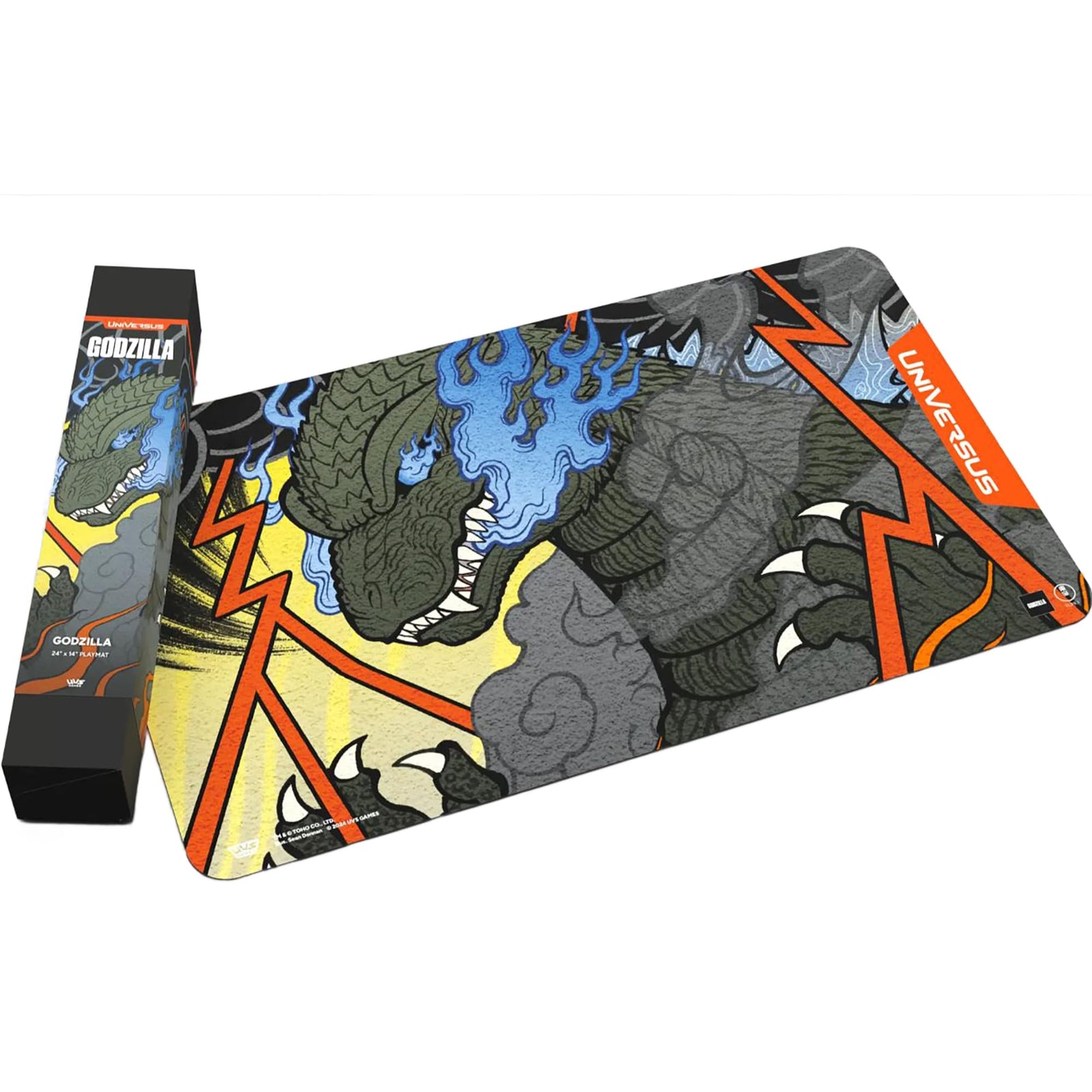 UniVersus: Godzilla Challenger Series - Godzilla Playmat - 24 x 14 Neoprene Mat, Tabletop Card Game Accessory, UVS Games, Officially Licensed 2