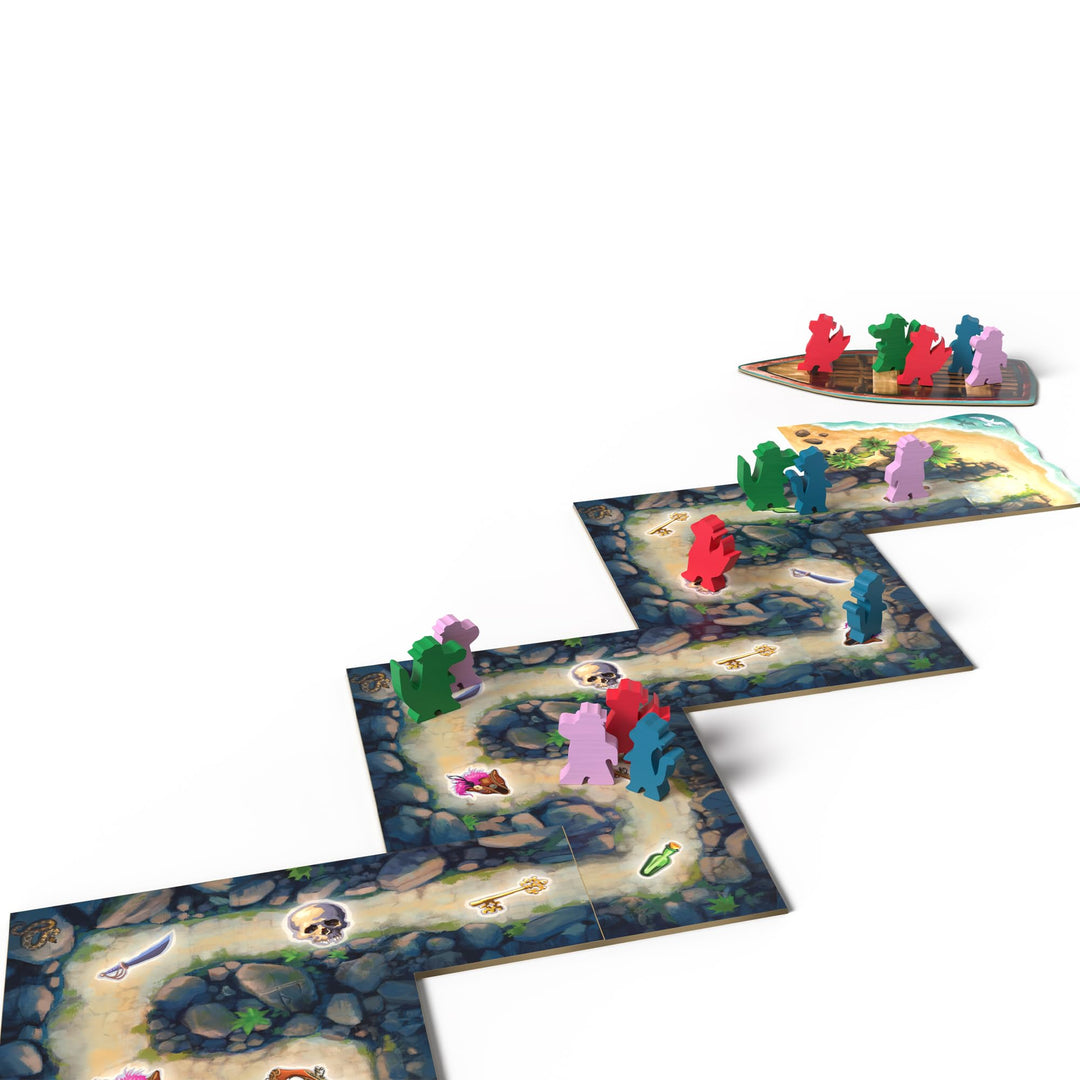 Cartagena Escape Diaries Board Game - Pirate Adventure Game, Strategy Game, Fun Family Game for Kids and Adults, Ages 8+, 2-5 Players, 30-45 Min Playtime, Made by Pretzel Games