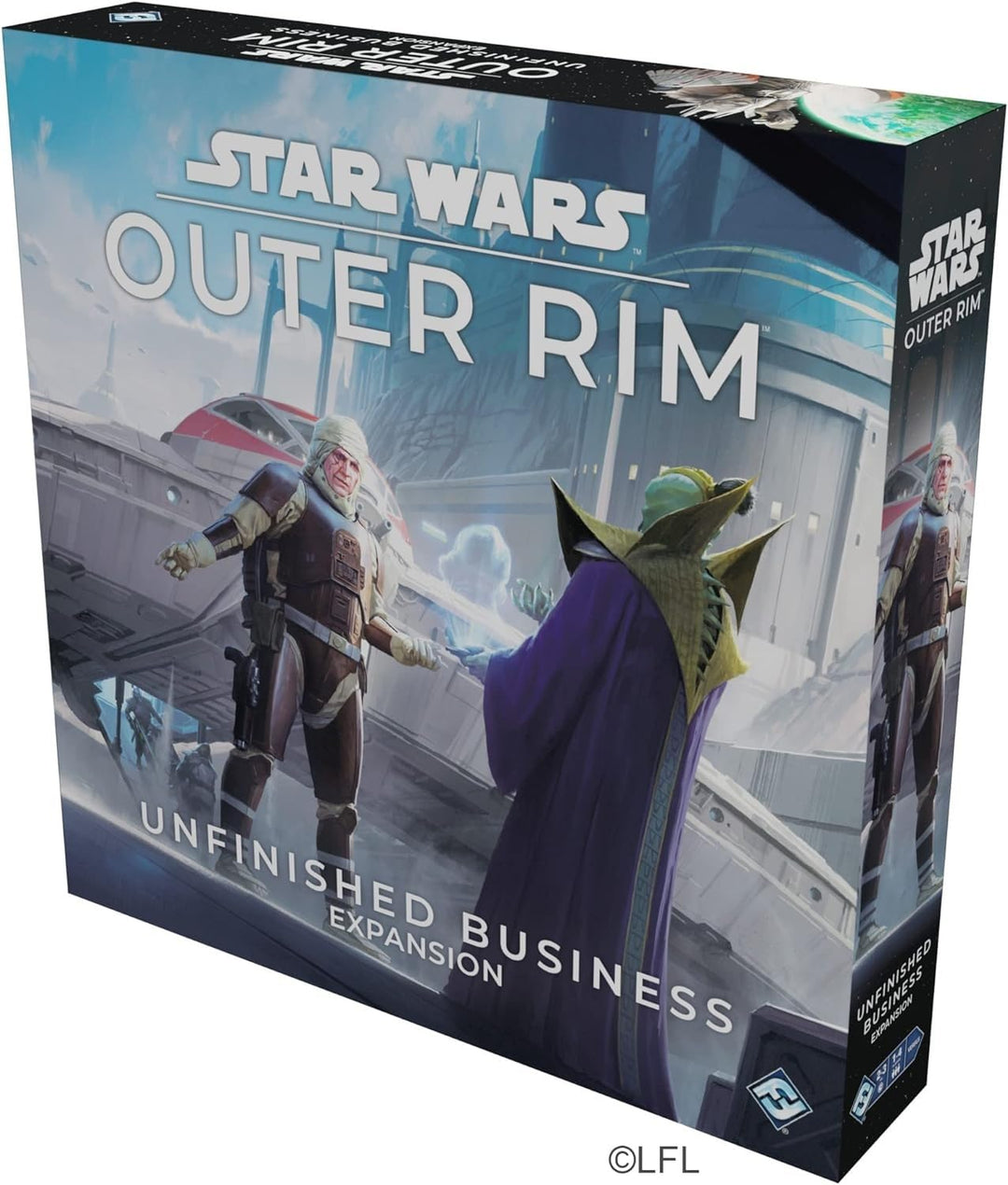 Star Wars: Outer Rim - Unfinished Business Expansion - Strategy Game, Adventure Game for Kids & Adults, Ages 14+, 1-4 Players, 3-4 Hour Playtime, Made by Fantasy Flight Games