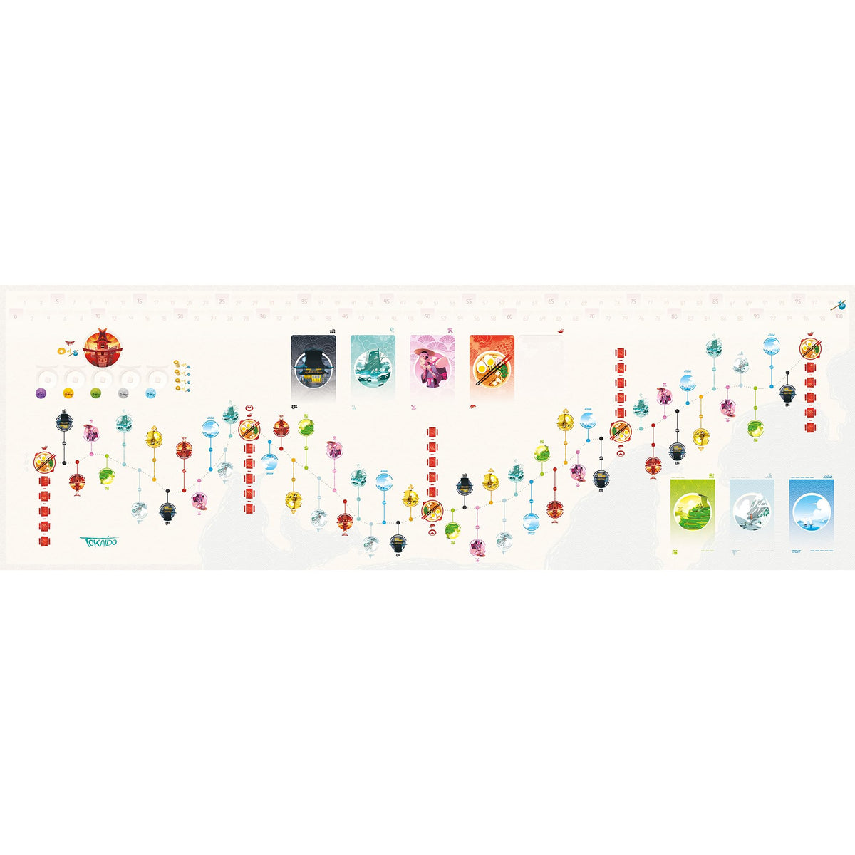 Tokaido Base Game 10th Anniversary Edition Exploration Travel Adventure 7