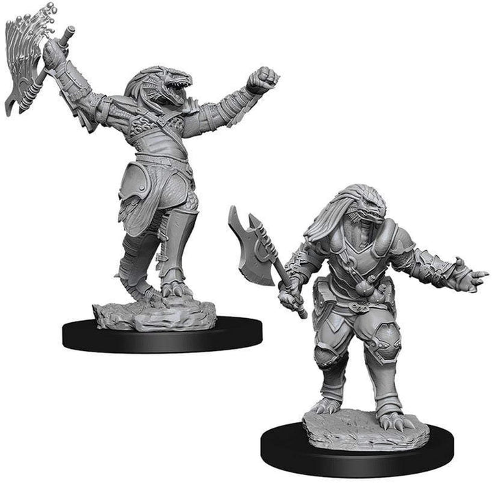 Dragonborn Male Fighter with Spear: D&D Nolzur's Marvelous Unpainted Mini's (W5) 100D&D 2