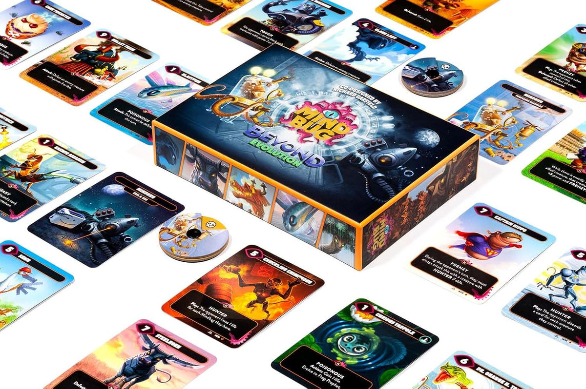 Mindbug Beyond Evolution Board Game Expansion