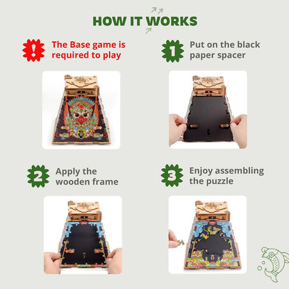 Aztec Realms Pyramid of the Sun Puzzleset Board Game Expansion