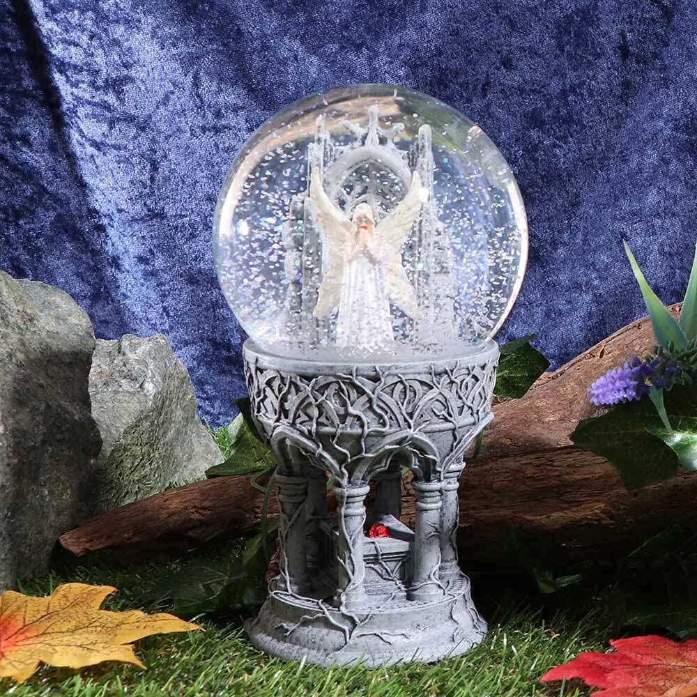 Only Love Remains Angelic Snowglobe Anne Stokes 18.5cm 6